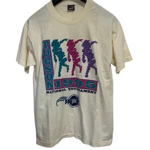 BEST Fruit of the Loom Tucson 1995 National Bowling Tournament Tee Shirt Size L